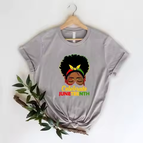 Afro American Women Juneteenth T Shirt June 19 For Girls Praying Black Festival Freedom 1865
