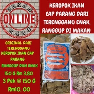 💥KEROPOK IKAN CAP PARANG 3 DARI TERENGGANU 150 G