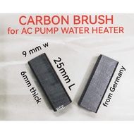 JOVEN, ALPHA, CENTON spare parts CARBON BRUSH (2pcs) FOR ALL TYPE OF AC PUMP WATER HEATER.