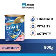 ENSURE LIFE Adult Nutrition Milk LOW LACTOSE [800 Gr] STRAWBERRY