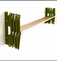 jemuran lipat tempel didinding jemuran dinding lipat jumbo alumunium anti karat