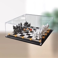 Storage Organizer Kotak Akrilik Transparent Display Box untuk LEGO 76392 Hogwarts Wizard Chess Handi