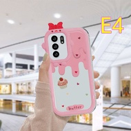 เคส OPPO A5S A57 A3S A76 A96 A16 A95 A55 A15 A56 A54 A7 A5 A9 A31 A53 A33 2020 A12 A1K A16E A16K A54S Reno 5 Lite 5F A74 A15S A52 A11K A92 A35 A11 A93 A32 A72 A94 A53S F19 F17 21 PRO A16S A77 A57S A57E หัวใจสาว เค้กครีมโดนัท กรณี