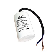 20UF 400V 450V CBB60 มอเตอร์ตัวเก็บประจุ 4Pins SH DBฟิล์มโพลีโพรพิลีนAc 450VACปั๊มน้ำไฟฟ้าเครื่องยนต