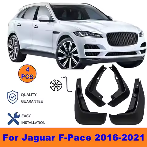 4Pcs Mud Flaps For Jaguar F-Pace 2016-2021 - Splash Guards Front&Rear Wheel Fender Mudguards Car Ext