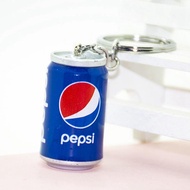 Cute soft drink can keychain