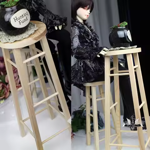 Uncle 70cm 1/3 1/4 1/6 BJD SD MSD YOSD chair Stool Wooden Furniture Dollfie EID MID DK LUTS SOOM DOD