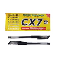 STANDARD - GEL PEN STATIONERY/ PEN/ CX 7 CASTELLO GEL PEN 0.5 BLACK
