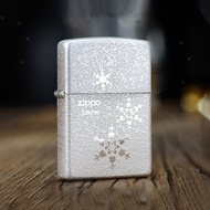 【ZIPPO官方旗艦店】 冬季戀歌-雪花飄落防風打火機 ZA-1-7