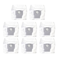 8Pcs Dust Bag for Xiaomi Roborock S7 MaxV Ultra Q5+ Q7+ Q7 Max+ T8 Robot Vacuum Cleaner Dust Bin Spare Parts