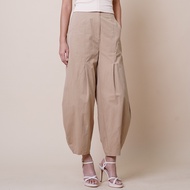 asap Ladies Pleated Balloon Pants (Khaki)