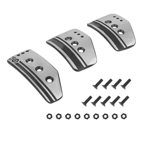 AB56-Car Aluminum Alloy Pedal Rest Pedal Accelerator Pedal Clutch Pedal Cover Formanual Transmission