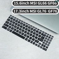 DP.For MSI GL76 Katana GF66 2021 MSI GL66 GF66 Pulse Katana GF76 15.6inch 17.3inch Gaming Silicone Laptop Keyboard Cover Skin Protector