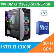 Intel i3 10100F GT730 GTX1050Ti GTX1650 GTX1660SUPER Gaming PC and Workstation 10gen