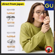 GU Metal Motif Ring 5P 2025AW【Direct From Japan】