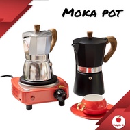 ( PRO+++ ) โปรแน่น.. เครื่องชงกาแฟ Moka Pot COFFEE อลูมิเนียม คุณภาพเดียวกับของอิตาลี (ด้ามจับลายไม้) ขนาด 6 คัพ 300 ml. และ 3 คัพ 150 ml. ราคาสุดคุ้ม เครื่อง ชง กาแฟ เครื่อง ชง กาแฟ สด เครื่อง ชง กาแฟ แคปซูล เครื่อง ทํา กาแฟ