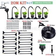 Water Drip Irrigation Garden Atomizing 6mm Adjustable System Can Sprinkler Automatic Spray Universal