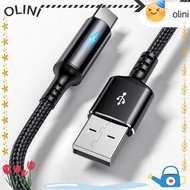OLINI USB Type C Cable, 25cm Nylon Micro USB Cable,  Portable Short Fast Charging Data Cable
