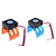[Simhoa21] Motor Heat Sink & Cooling Fan for 1/10 RC Car 540/550 3650/3660 Motor Orange