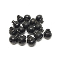 Necklace Accessories Beads Gourds Black Ebony Wood