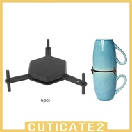 [Cuticate2] 6x Coffee Mug Organizer Stackable Cup Storage for Desktop Home Cupboard