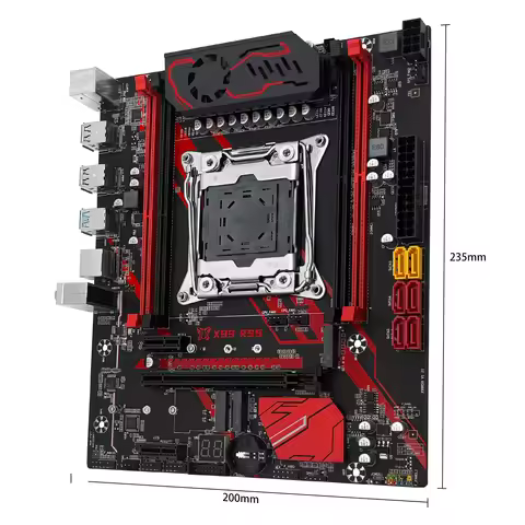 MACHINIST X99 RS9 Motherboard Combo Support LGA2011-3 Xeon E5 2680 V4 CPU NVME/SATA M.2 Four Channel