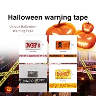 Halloween Tape Halloween Warning Strap Halloween Warning Signs Red White Danger Tape For Themed
