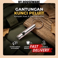 GANTUNGAN TaffSPORT Aluminum Whistle Keychain Keychain - HW1139