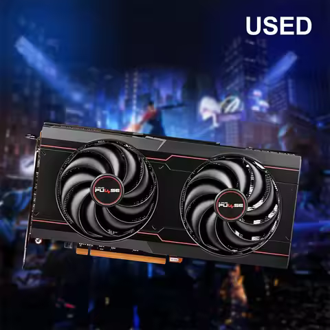 Sapphire RX 6600XT 8GB Video Card GPU AMD Radeon RX6600 Graphics Cards Desktop PC Computer Game