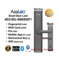 AEGLOC E6871 Smart Door Lock  AEG-SDL-6068/E6871 Digital Door Lock Smart Lock Digital Lock  TT Lock 