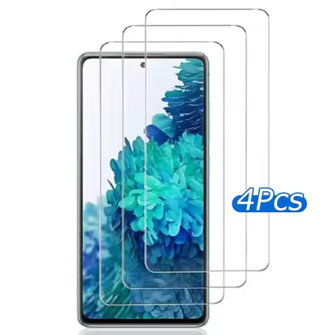 1-4PCS S20 FE Screen Protector for Samsung Galaxy S20FE S20 FE S 20 Faith HD Clear Tempered Glass An