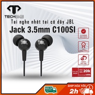 JBL C100SI 3.5mm jack earphones for Android IOS phones