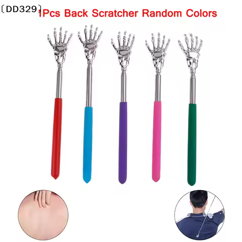 Extendable Hand Claw Back Scratcher Massager Stainless Steel Self Itching Relief〔DD329〕