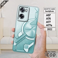 OPPO A57 Case -OPPO A76 -OPPO A77 -OPPO A77s _Cool, flexible, elastic, black silicone casing