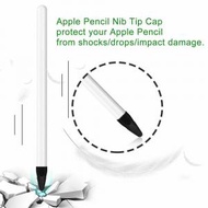 K-MART - 【1黑1白】適用於蘋果手寫筆 apple pencil筆一代二代通用筆尖 Apple Pencil 一代二代通用類紙膜專用 適用於蘋果筆平板配件 ipad手寫筆1 防觸控防滑丟\