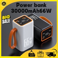 SG【READY STOCK】Power Bank Portable 66W Mini Power Bank Fast Charging Bidirectional Output LED