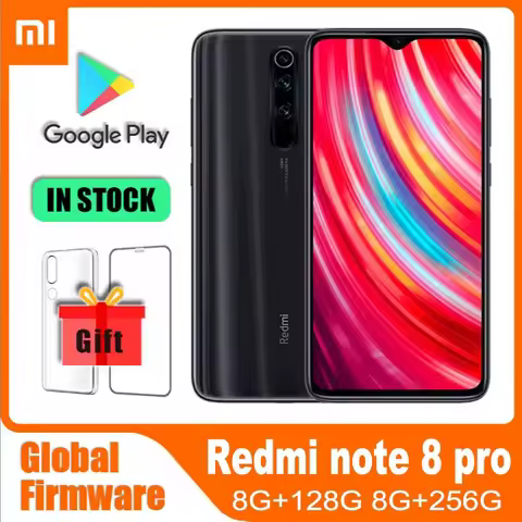 Global rom Xiaomi Redmi Note 8 Pro 8G 128G Smartphone Android Cellphone Original Phone Mobil Phone u