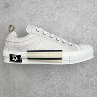[Top Version Pure Original] Dior B23 Skater Oblique Series Low-Top Classic Retro Casual Sports Skate