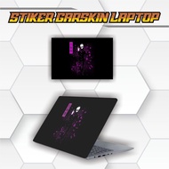 Garskin Sticker Laptop Satoru Gojo Jujutsu Kaisen Anime Sticker Protector Cover Protector Black