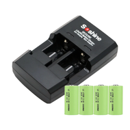 4x CR123A 3.0V 3V Rechargeable LiFePO4 Battery CHARGER CR123 with LiFePO4 Battery Charger