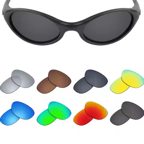 Firtox True UV400 Polarized Lenses Replacement for Oakley Eye Jacket 1.0 Sunglasses (Lens Only) - Mu