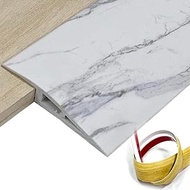 TOCTUS OUKEJNM 39inch Floor Transition Threshold Ramps Wood to Tile, Self-Adhesive Overlap Edging Cl