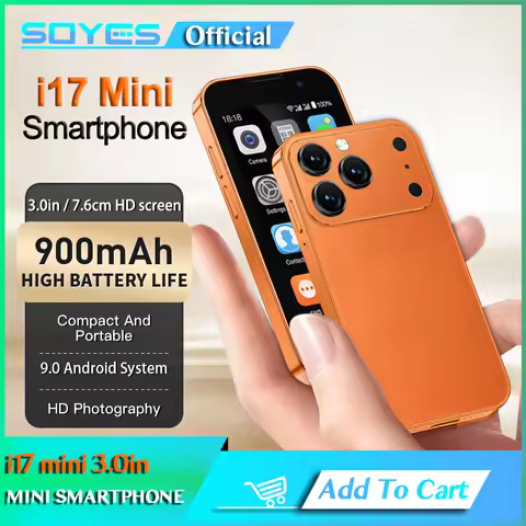 SOYES i17 Mini 3.0" Smartphone 2GB RAM 16GB ROM Android 9.0 Dual SIM Standby Dual Camera Play Store 