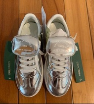 全新 Karl Lagerfeld 銀色休閒鞋 37號