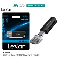 LEXAR RW300 DUAL SLOT CARD READER WITH USB 3.0 GEN 1 SUPPORTS CARDS UP TO 1TB TF SD CARD READER - LR