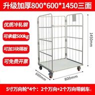 YQ20 Folding Table Trolley Storage Cage Express Turnover Trolley Loader Laundry Trolley Cart Cloth Product Handbarrow Tr