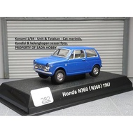 DIECAST MOTUBA KONAMI 1/64 HONDA N360 UNIT & BASE CADATOYSbiru