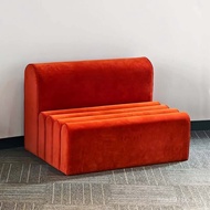 Restaurant Long Sofa Sofa Deck Assembly U Modern Simple Fabric Arc Sofa Can Factory Foshan OINR