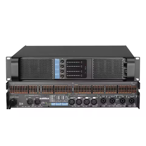 Original LOGO FP10000Q Professional Digital Power Amplifier 4x1350W 10000 Watt FP14000 2X2350W Audio