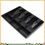 Cash Register Drawer - Cash Money Tray Replacement 4 Bill/3 Coin Cash Register Insert Tray,12.6 x 9.